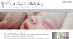 Desktop Screenshot of pendoreillemidwifery.com